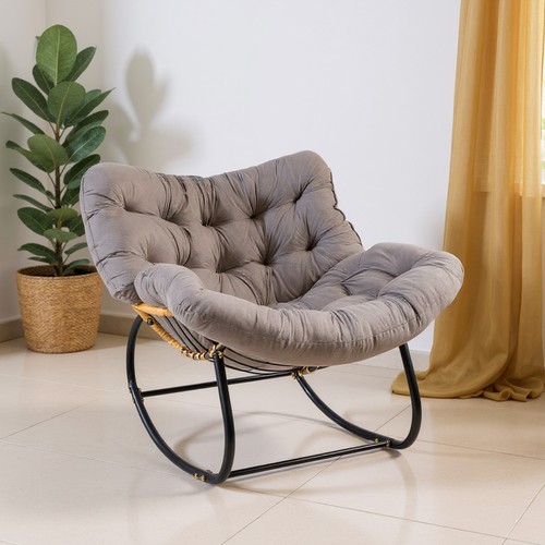 Garden rocking chair - chair, –rattan