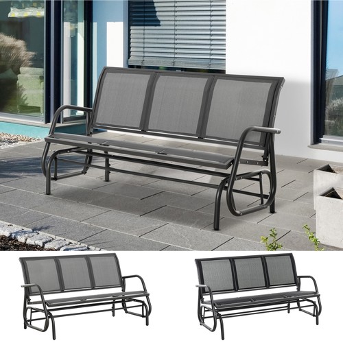 Seat glider rocking chair - 3-seat,