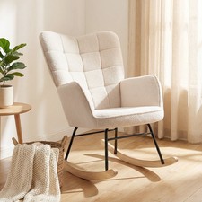 HOMCOM Wingback Rocking Chair