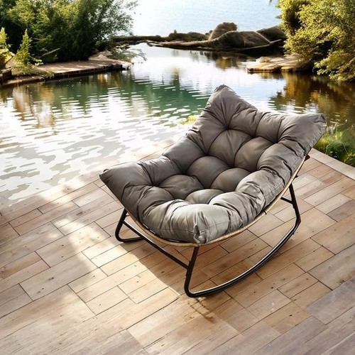 Outdoor rocking chair - chair, with