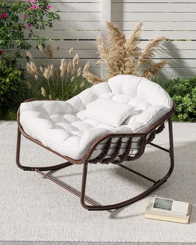 Outdoor papasan rocking chair - outdoor,