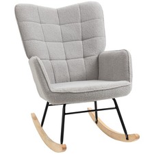 HOMCOM Wingback Rocking Chair