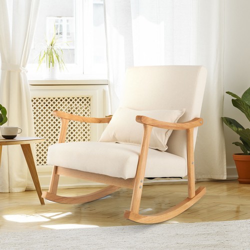 Upholstered rocking chair - rocking,