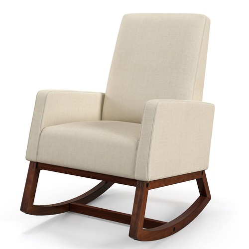 High back upholstered rocking - high,