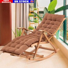 Bamboo Recliner Rocking Chair