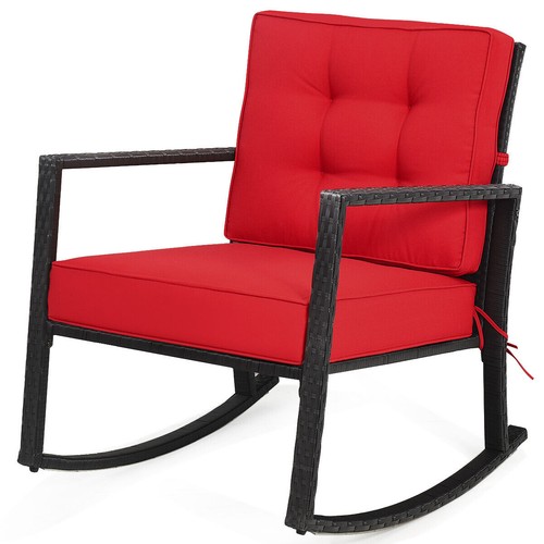 Outdoor wicker rocking - outdoor, chair